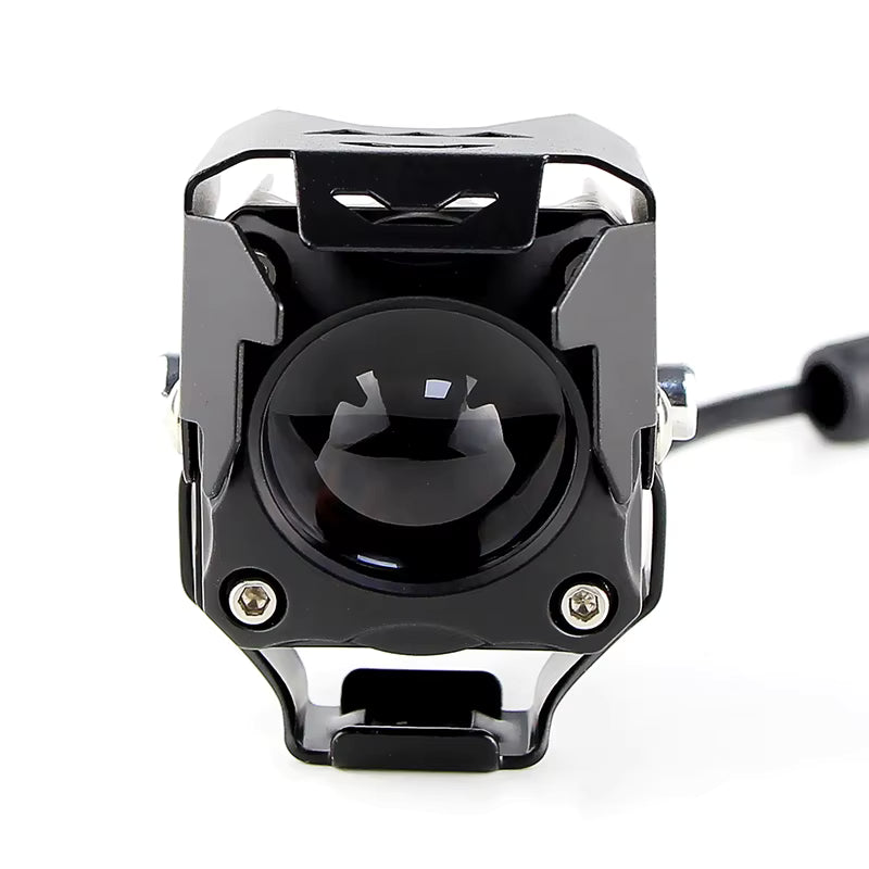Vryx Auto 2PCS Dual Color LED Motorcycle Fog Lights