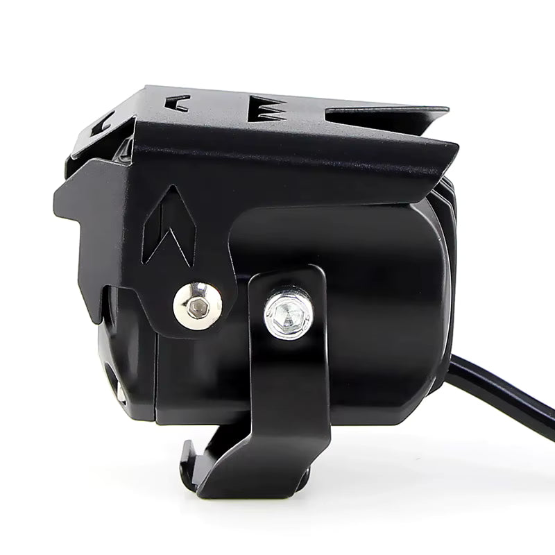 Vryx Auto 2PCS Dual Color LED Motorcycle Fog Lights