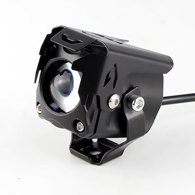 Vryx Auto 2PCS Dual Color LED Motorcycle Fog Lights